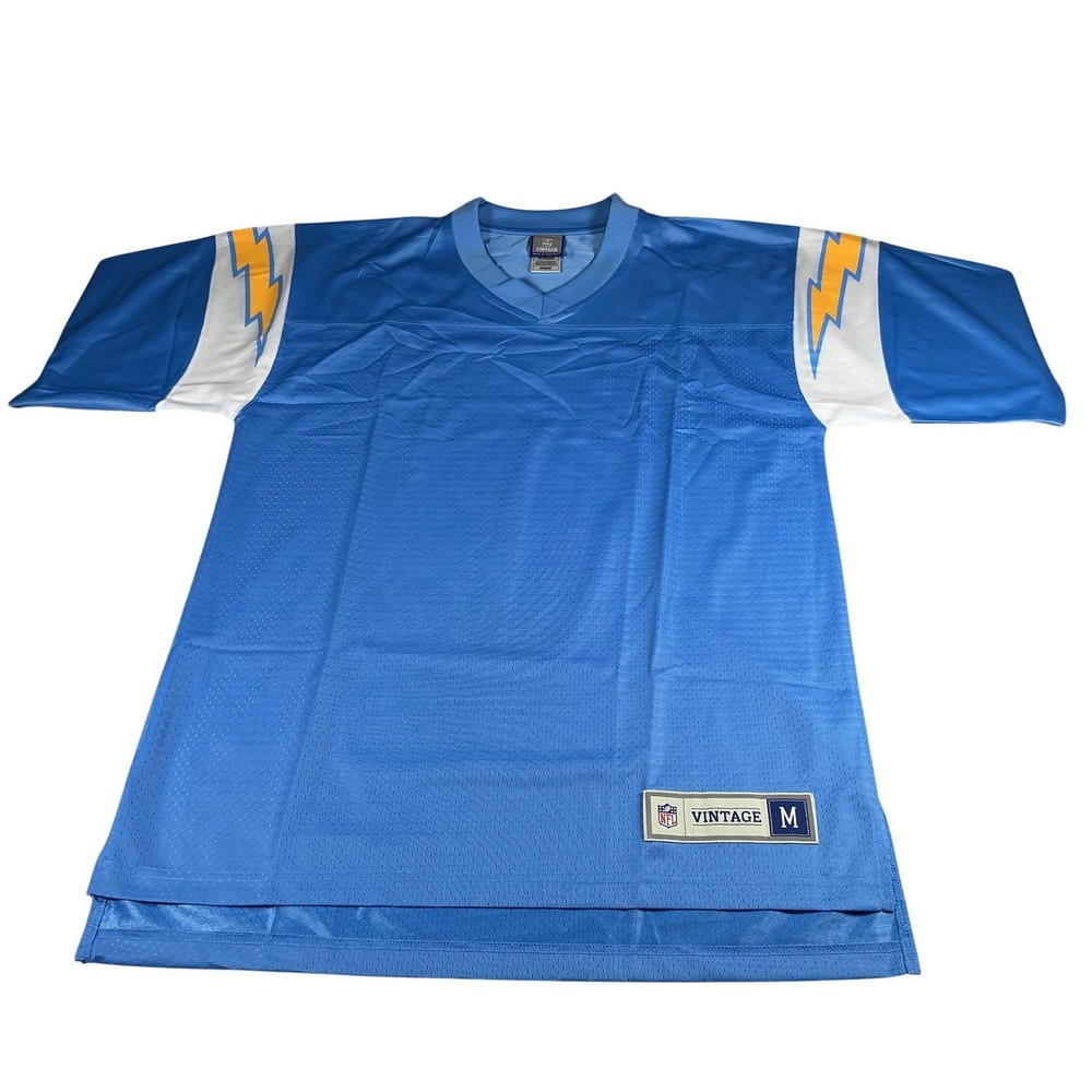 NFL Pro Line Vintage Chargers 1965 Throwback Jersey Mens M Blue Retro NWT